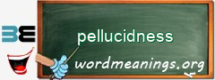 WordMeaning blackboard for pellucidness